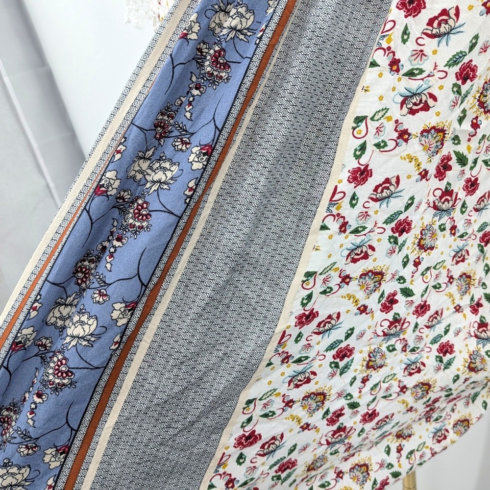 Cottagecore Lace Yoke Patchwork Tunic Romantic Bo… - image 11